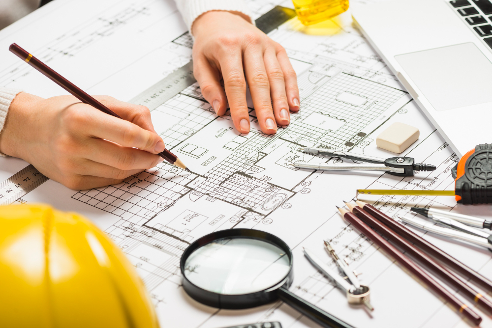 Architectural mechanical electrical permit drawing service icon - Ontario