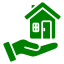 Icon representing independent living space for tenants or family members