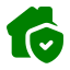 Icon representing safety and Ontario Building Code compliance for basement units