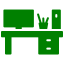 Icon representing office renovation and office layout permit drawings