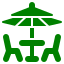 Icon representing better use of backyard space with a garden suite