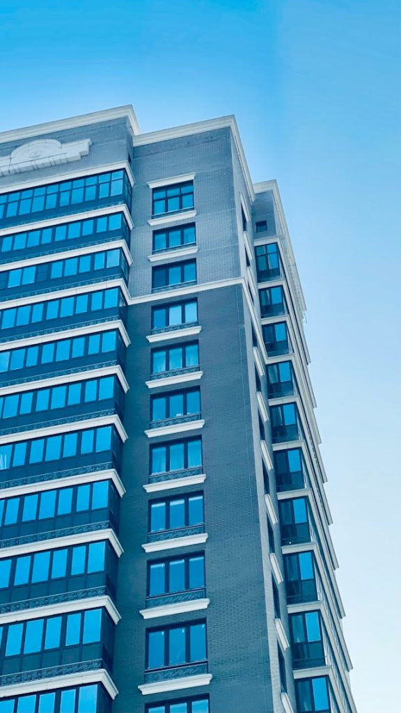 Multi-storey residential and commercial building requiring architectural mechanical and electrical permit drawings in Ontario