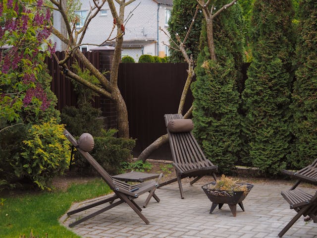 Residential backyard suitable for a garden suite laneway suite permit drawing project in the GTA