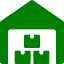 Icon representing warehouse and industrial unit permit drawings